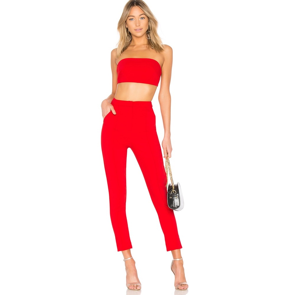 Remy Bandeau Pant Set by the way.